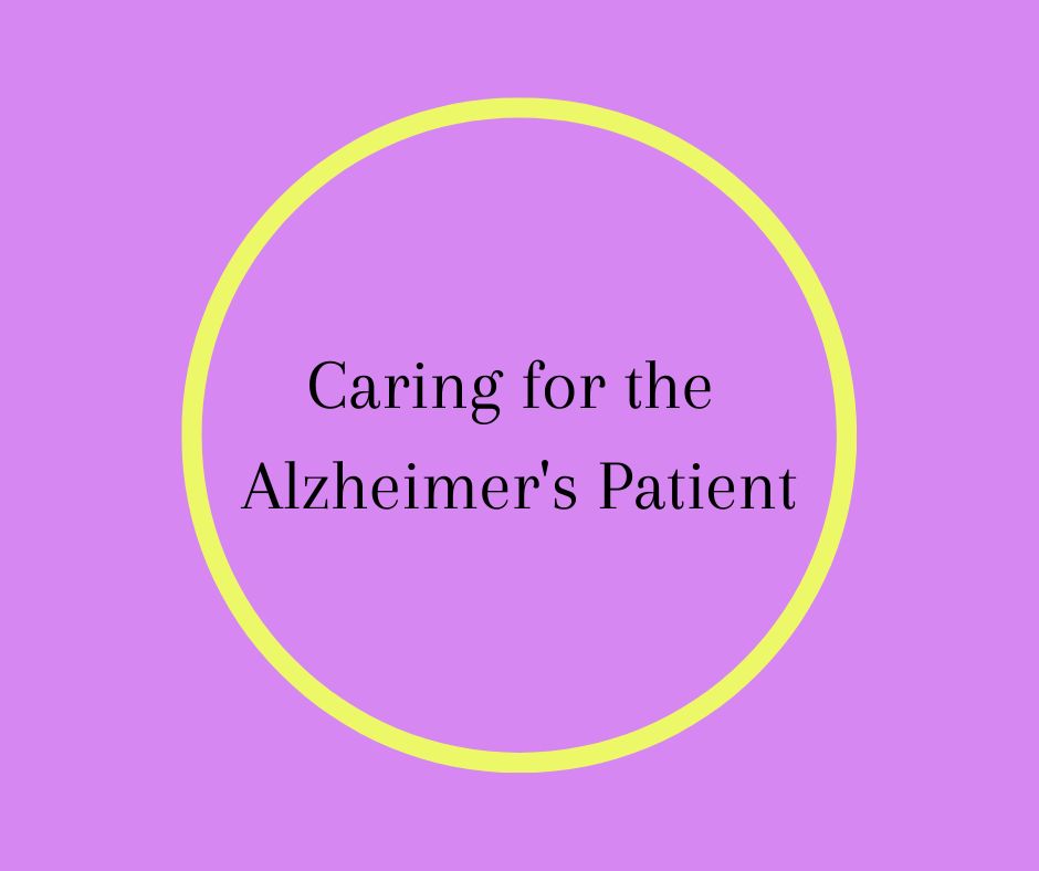 Caring For The Alzheimer's Patient – BK Books