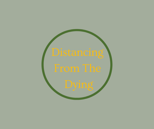 Distancing From The Dying article by end of life expert, Barbara Karnes, RN