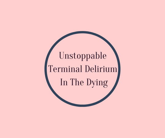 Unstoppable Terminal Delirium In The Dying by Barbara Karnes, RN
