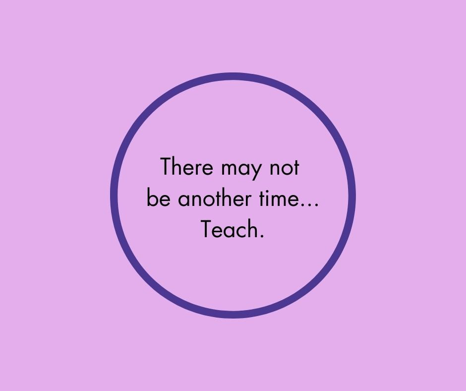 There May Not Be Another Time Teach BK Books there-may-not-be-another-time-teach-bk-books