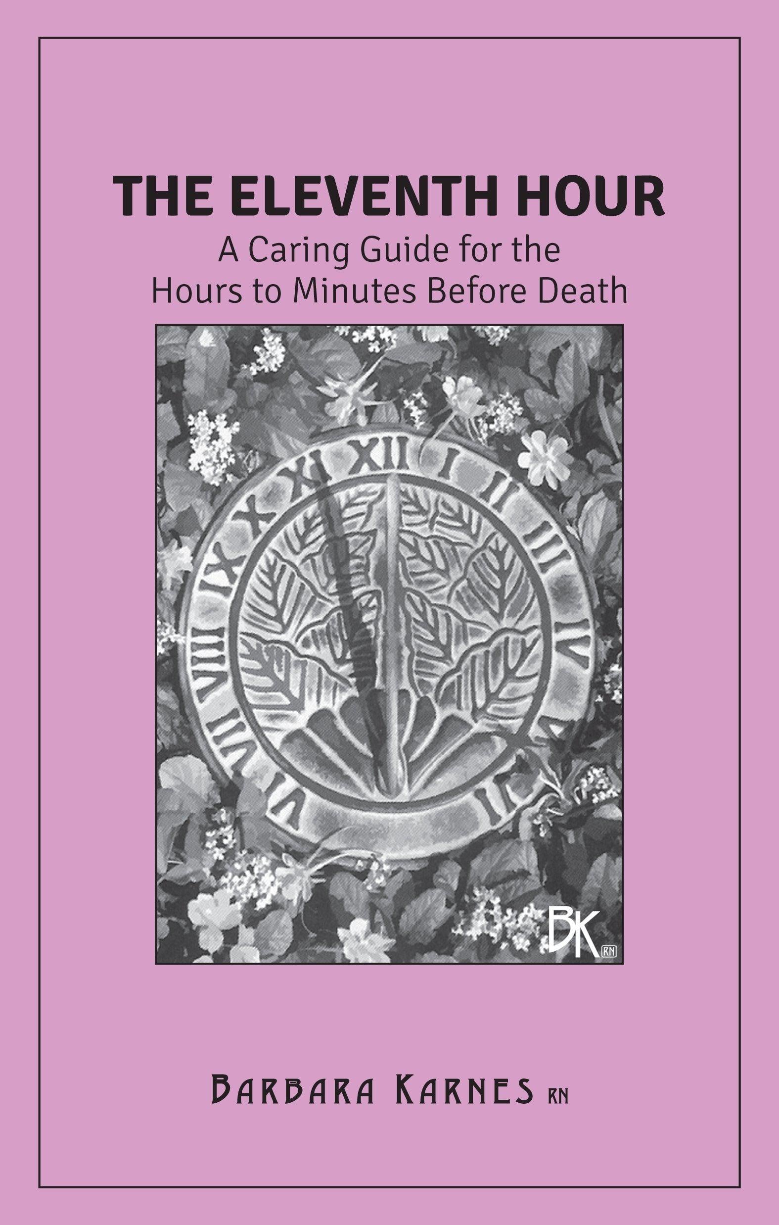“The Eleventh Hour” is the companion booklet to "Gone From My Sight: The Dying Experience" together they have been shown to significantly improve CAHPS scores, family survey results and meet Medicare requirements for consistent family education. Agencies/hospices put these two booklets together in their initial family packets to inform families on the signs of approaching death and how to care for a loved one who is dying.