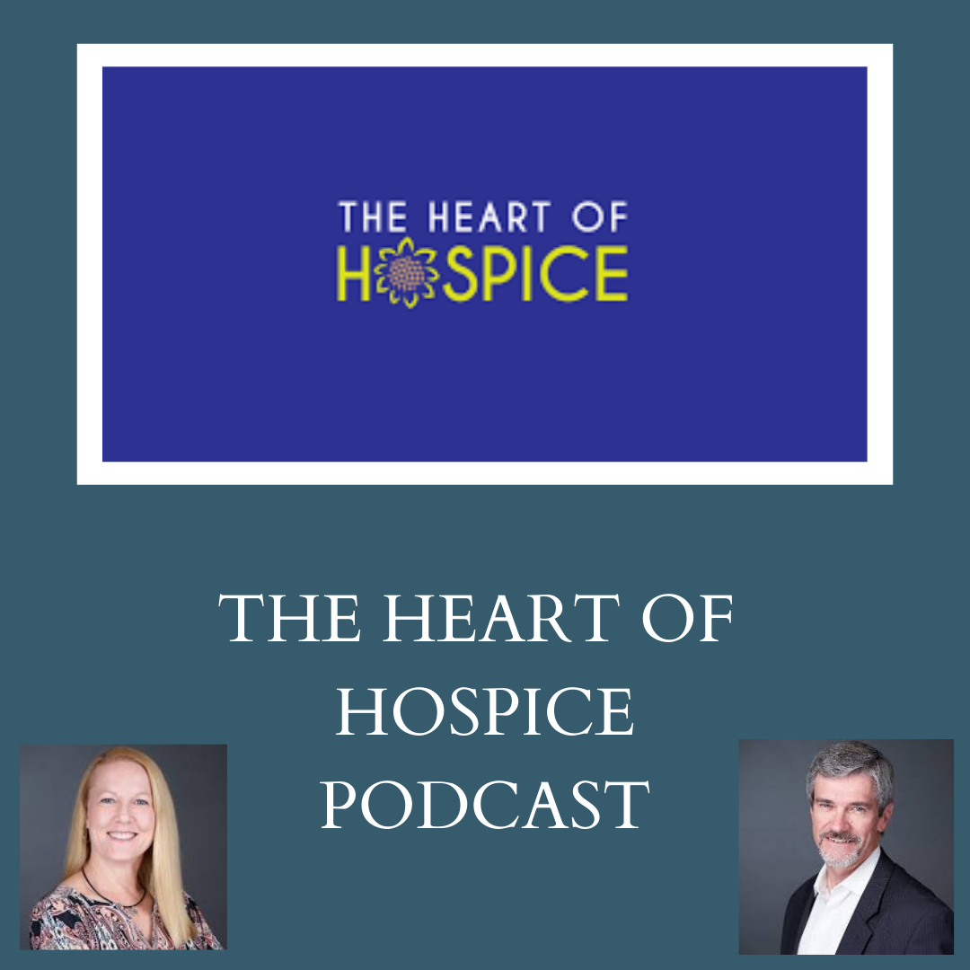 The Heart of Hospice Podcast featuring Barbara Karnes, RN, discussing hospice care, caregiver self-care, and supporting patients and families at end of life.