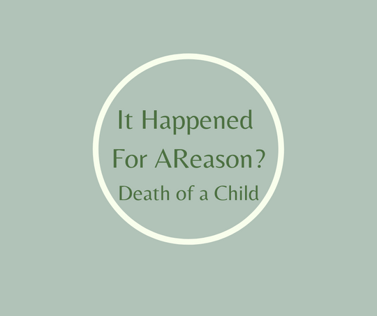 IT HAPPENED FOR A REASON? Death Of A Child by Barbara Karnes, RN