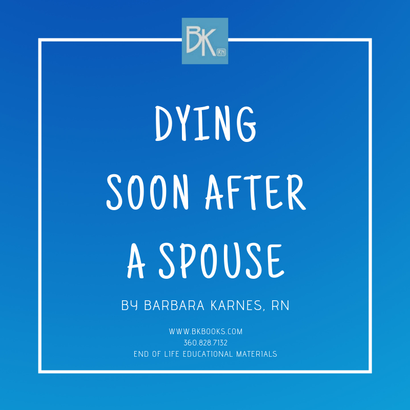 Barbara Karnes, RN speaks to the question, "Do people really die of a broken heart?"